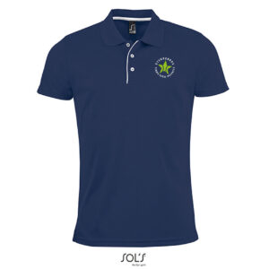 Vrouwen sport polo blauw
